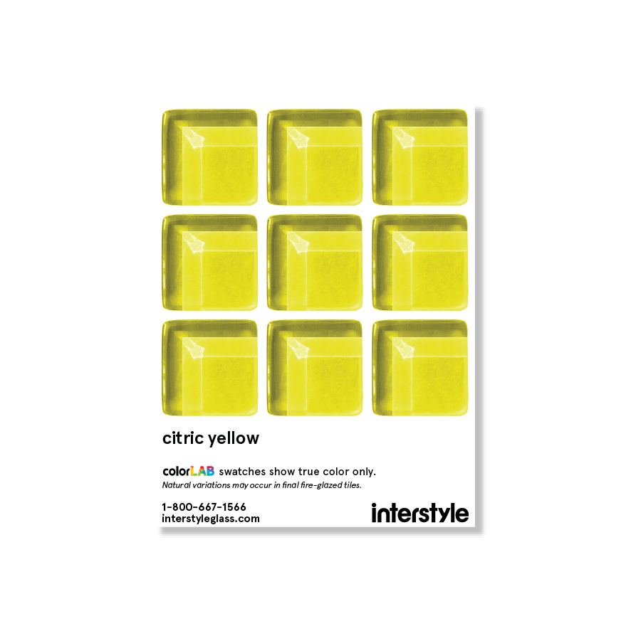 Sample Swatch | Citric Yellow