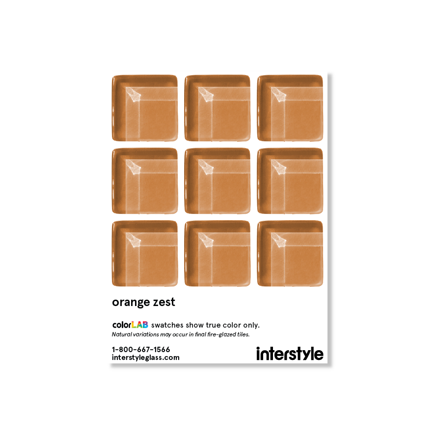 Sample Swatch | Orange Zest