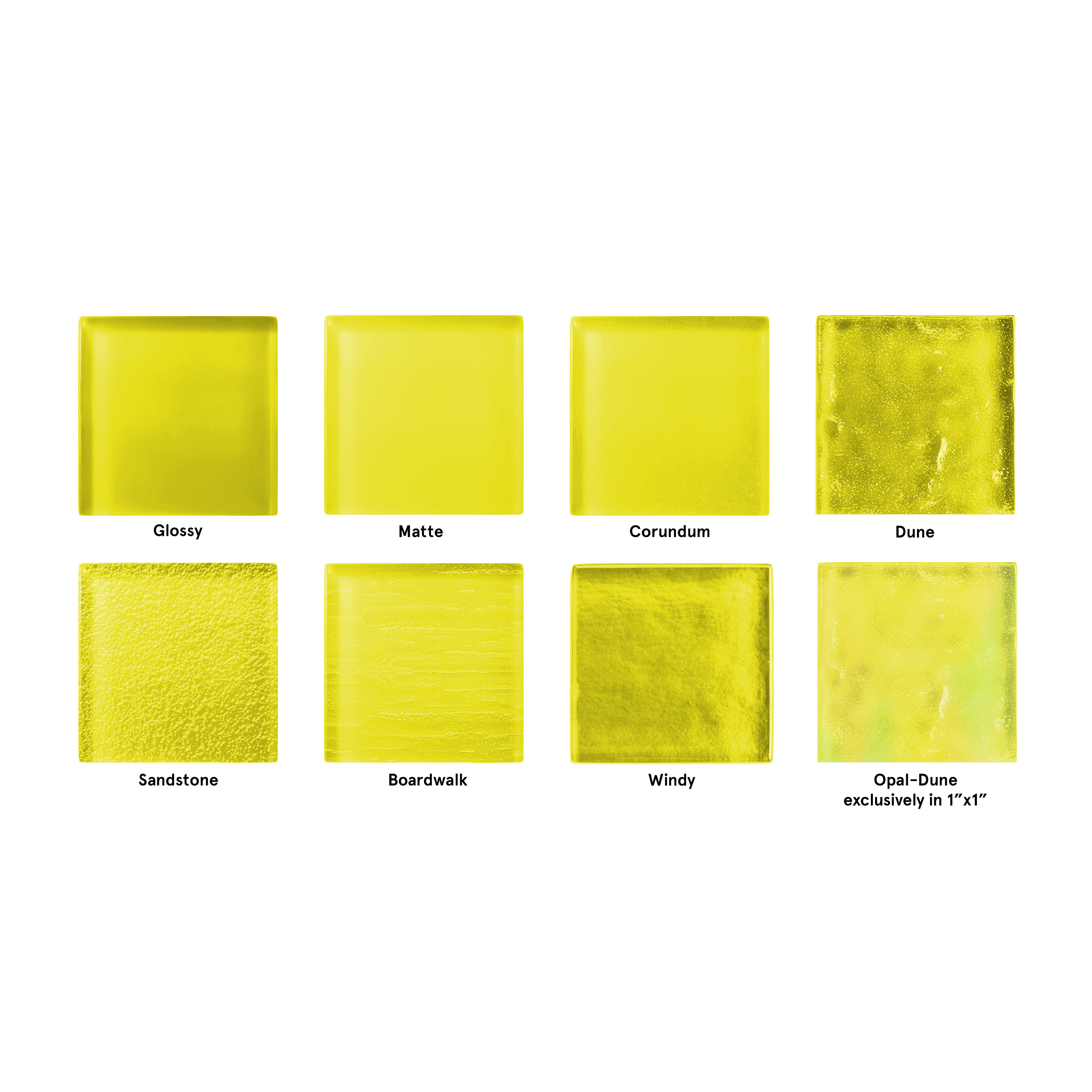 Made To Order Glass Tile | Citric Yellow