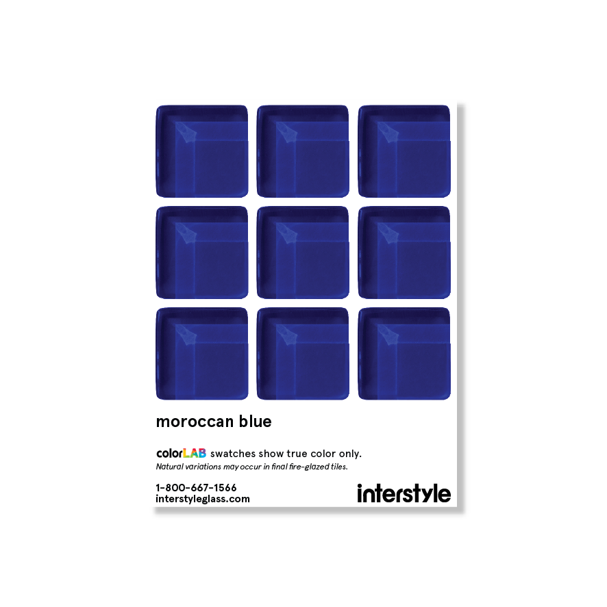 Sample Swatch | Moroccan Blue