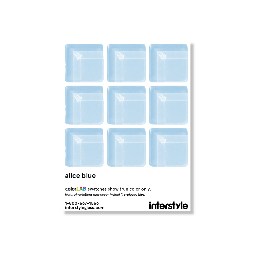 Sample Swatch | Alice Blue