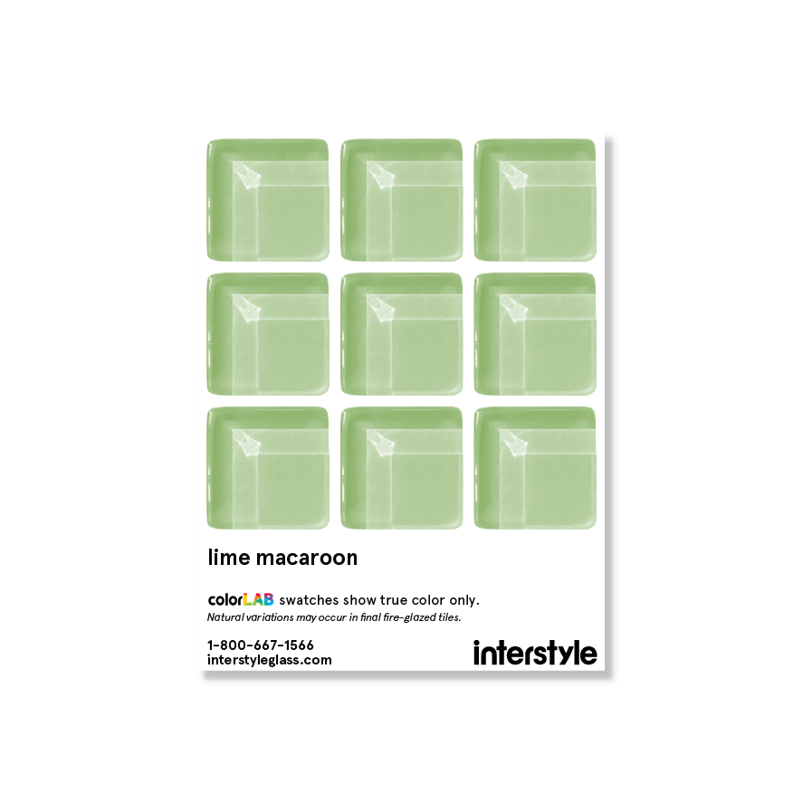 Sample Swatch | Lime Macaroon
