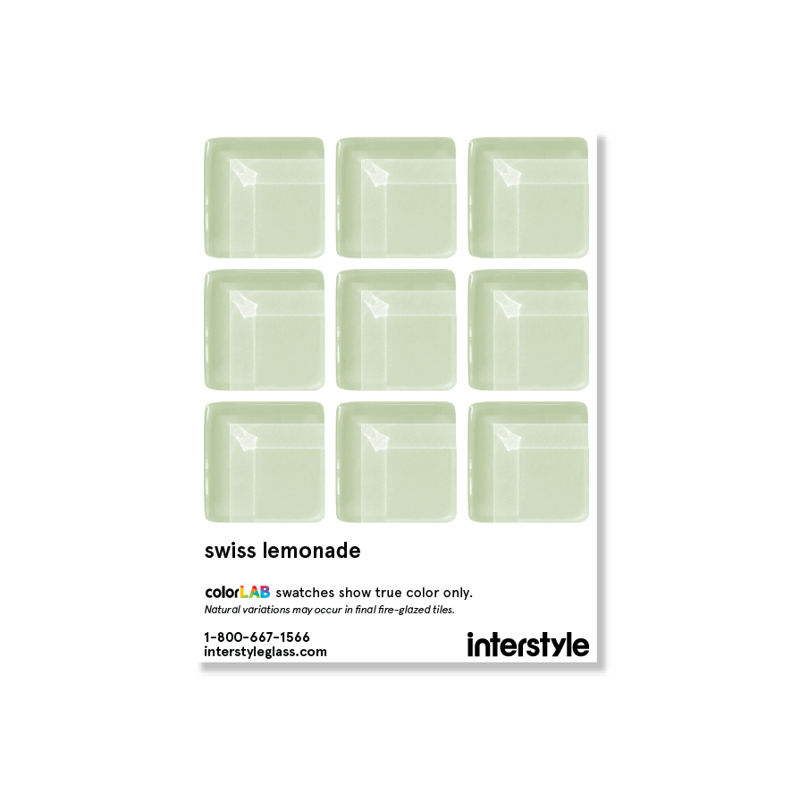 Sample Swatch | Swiss Lemonade