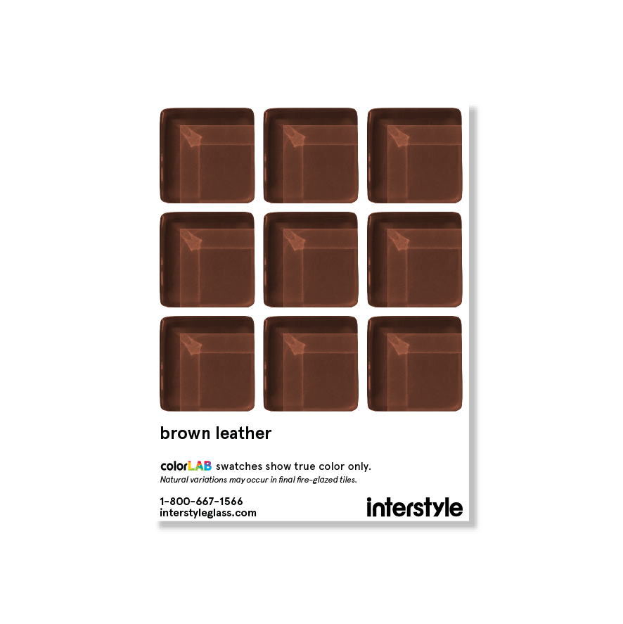 Sample Swatch | Brown Leather