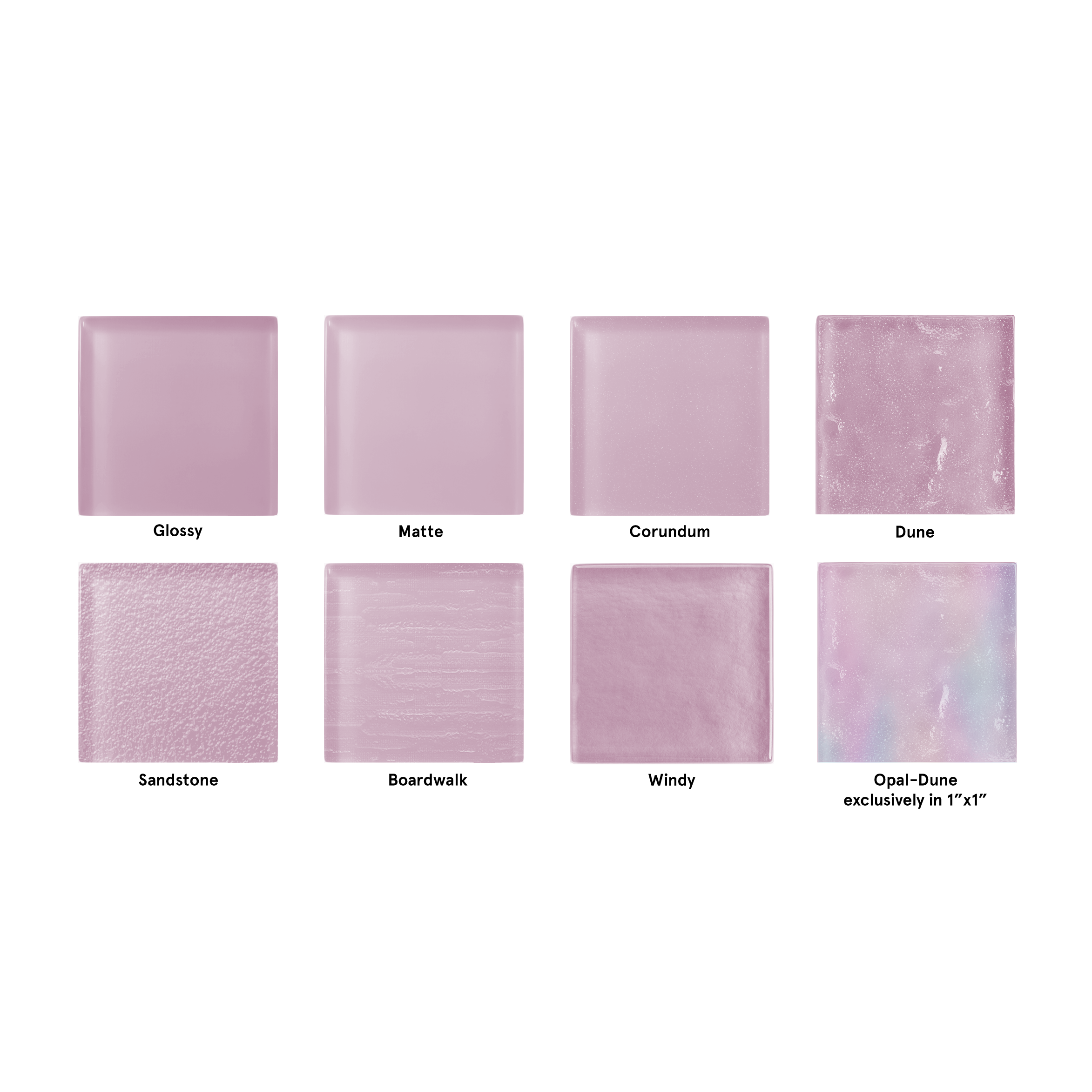 Made To Order Glass Tile | Tickled Pink