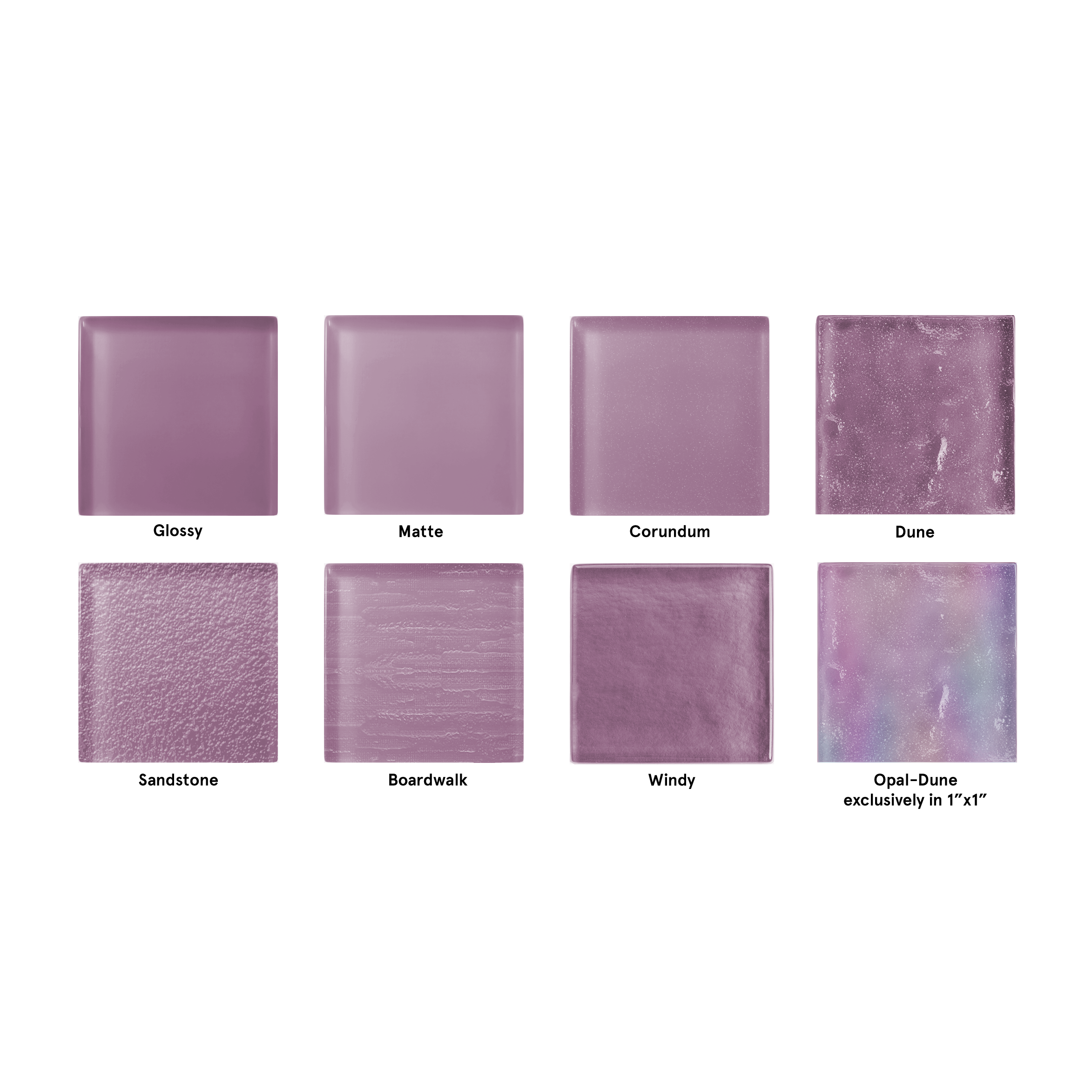 Made To Order Glass Tile | Raspberry Cream