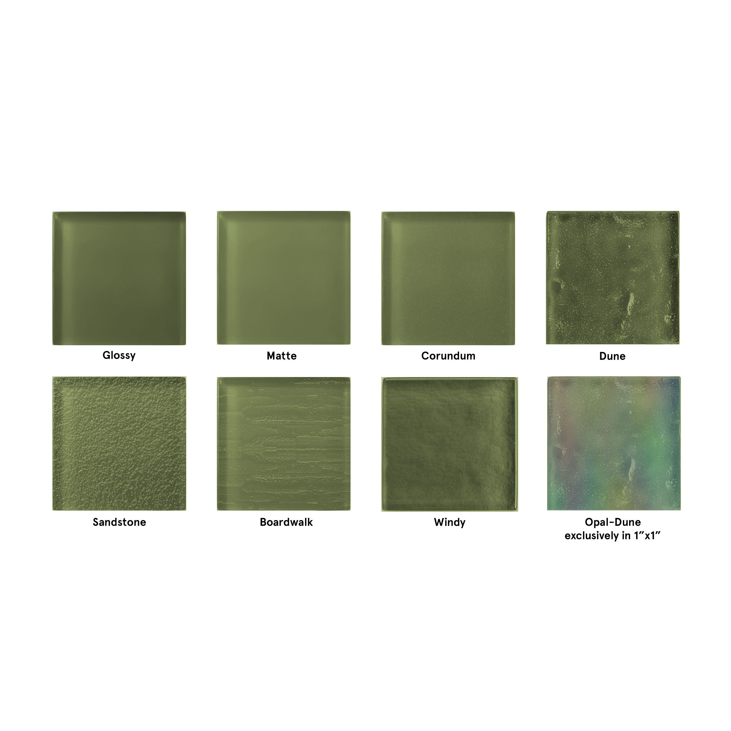 Made To Order Glass Tile | Matcha