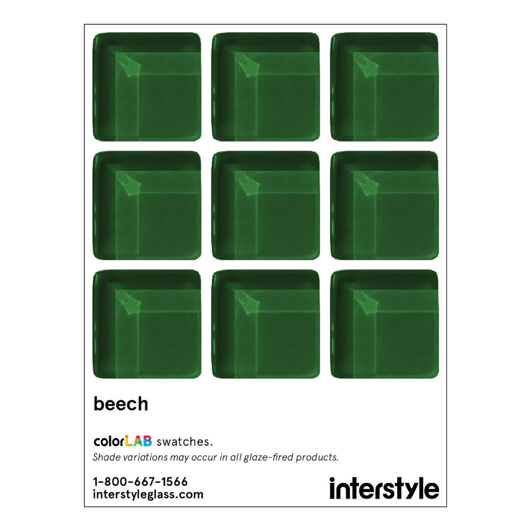 Made To Order Glass Tile | Beech