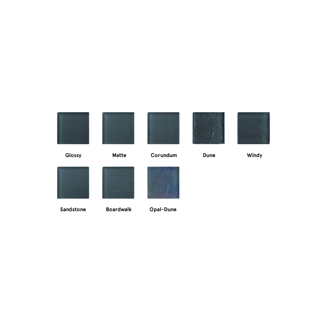 Made To Order Glass Tile | Magnetic Grey
