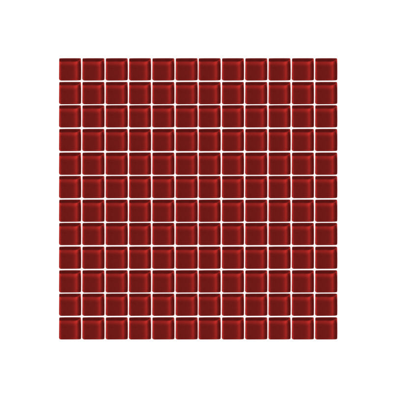 Factory Sale Carmine Red 1x1 – Final Sale Lot (10 sq ft)