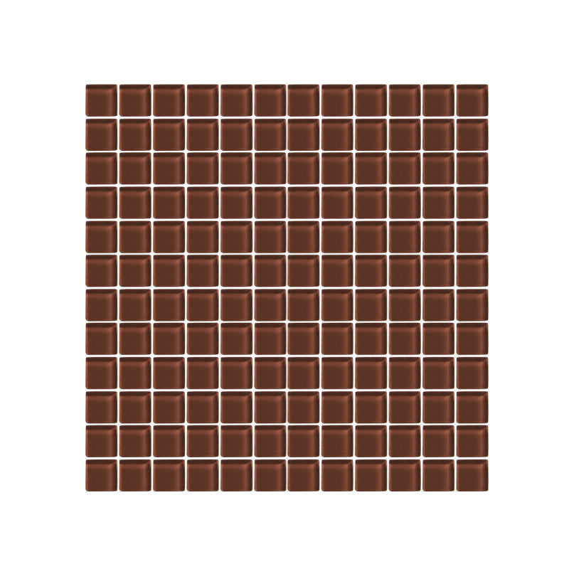 Made To Order Glass Tile | Brown Leather