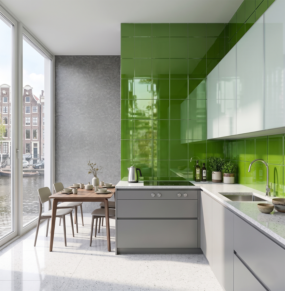 Made To Order Glass Tile | Kale Smoothie