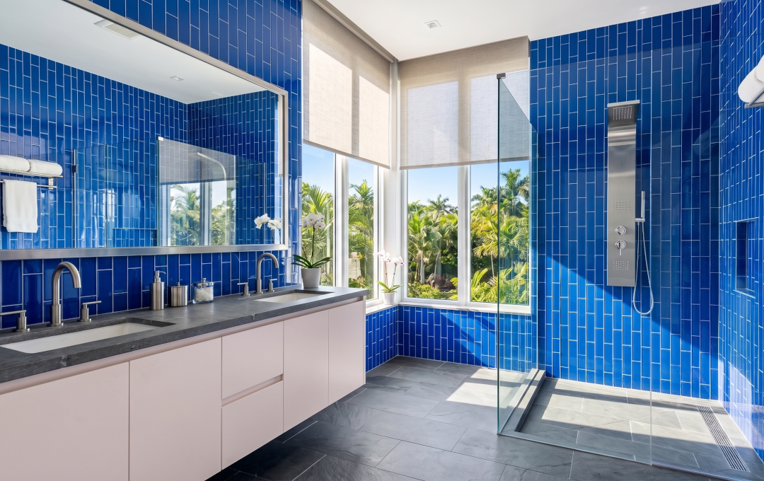 Made To Order Glass Tile | Light Cobalt