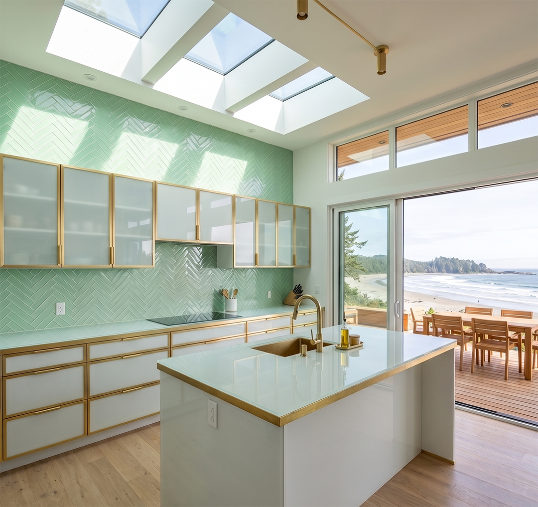 Made To Order Glass Tile | Diner Green