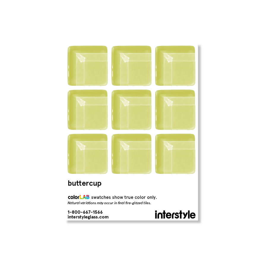 Made To Order Glass Tile | Buttercup