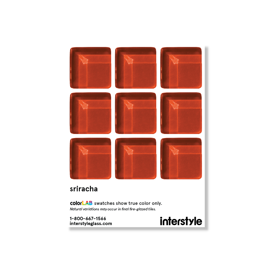 Sample Swatch | Sriracha