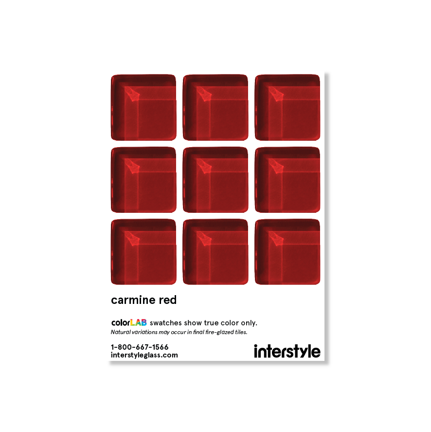 Sample Swatch | Carmine Red