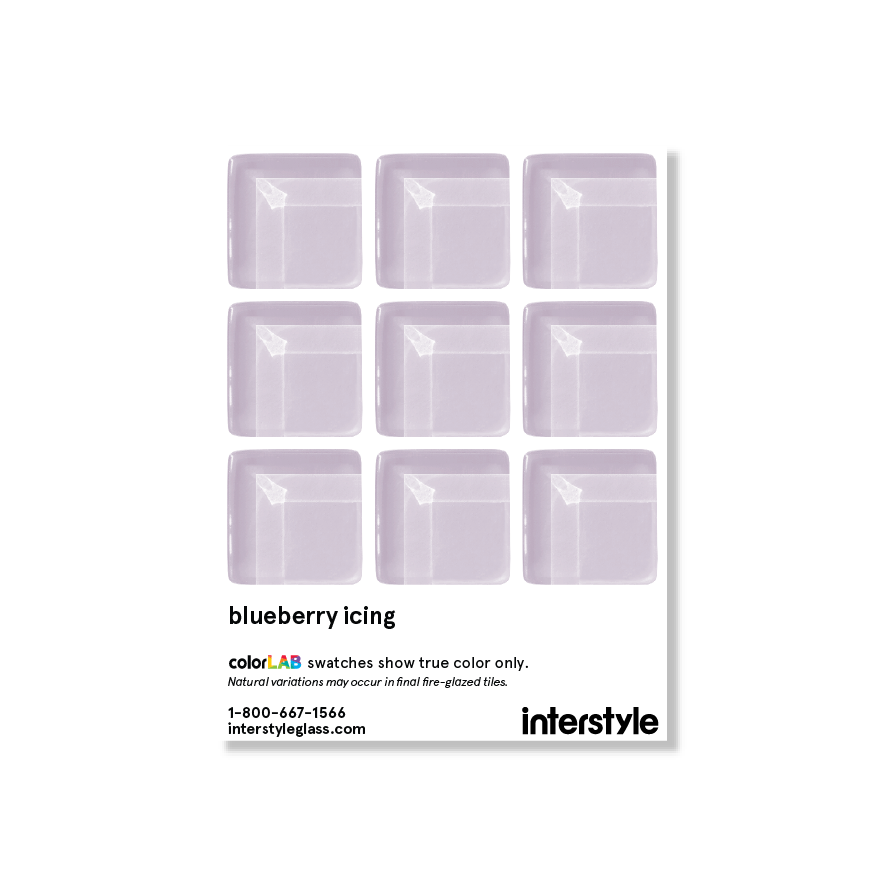 Sample Swatch | Blueberry Icing
