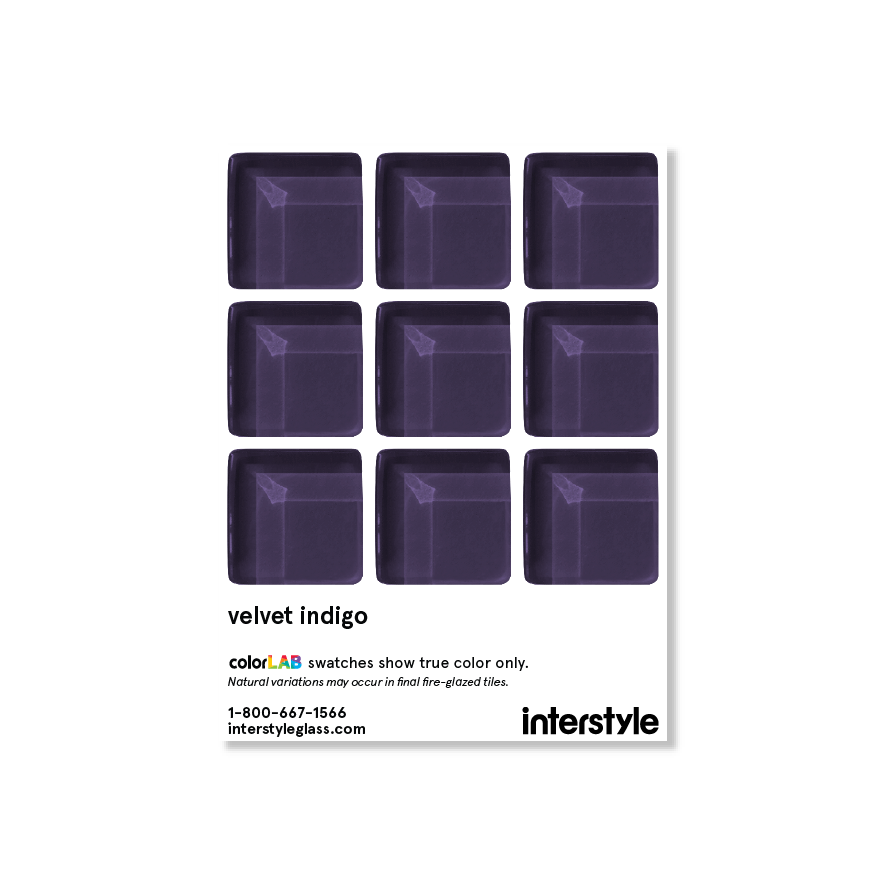 Sample Swatch | Velvet Indigo