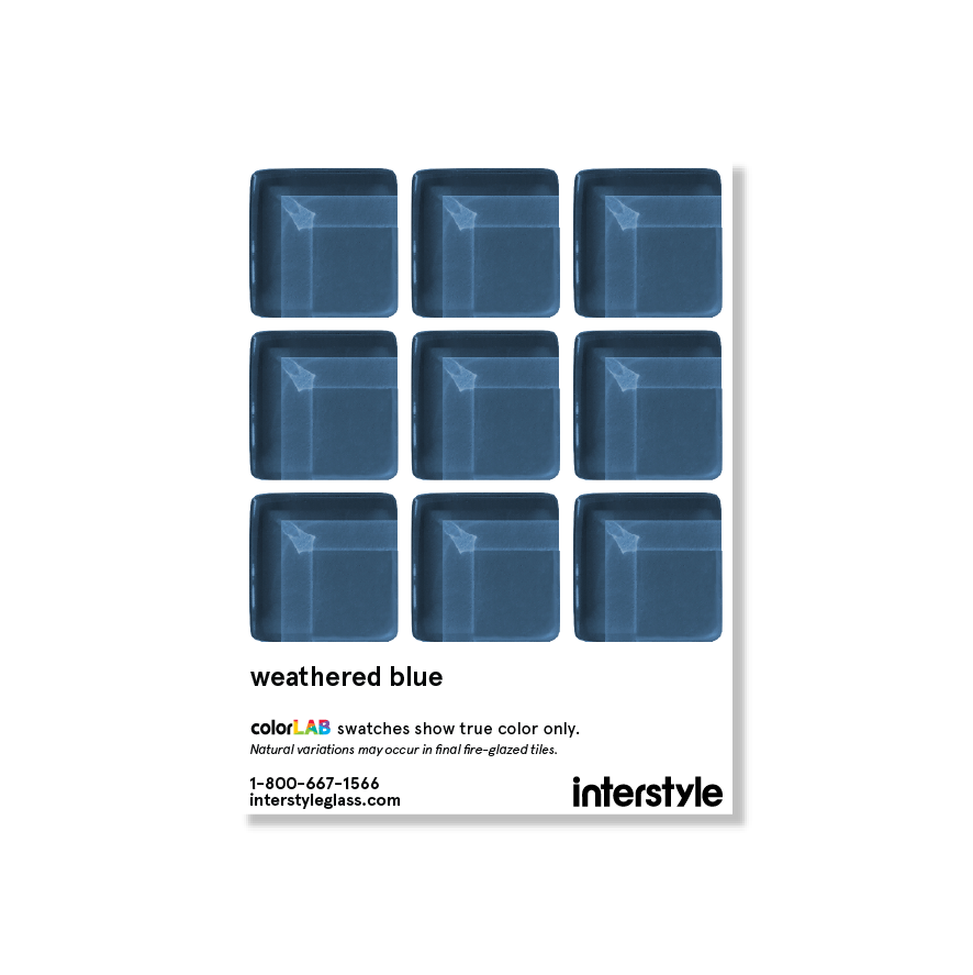 Sample Swatch | Weathered Blue