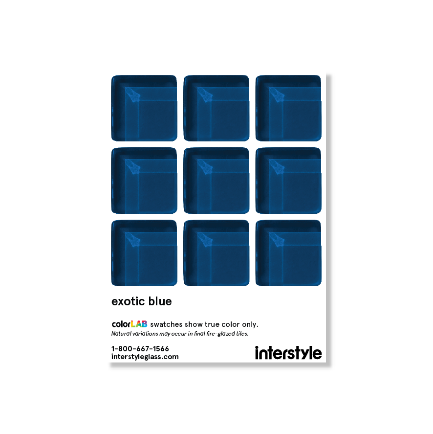 Sample Swatch | Exotic Blue
