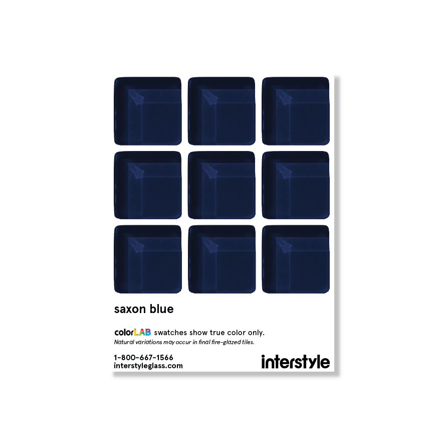 Sample Swatch | Saxon Blue