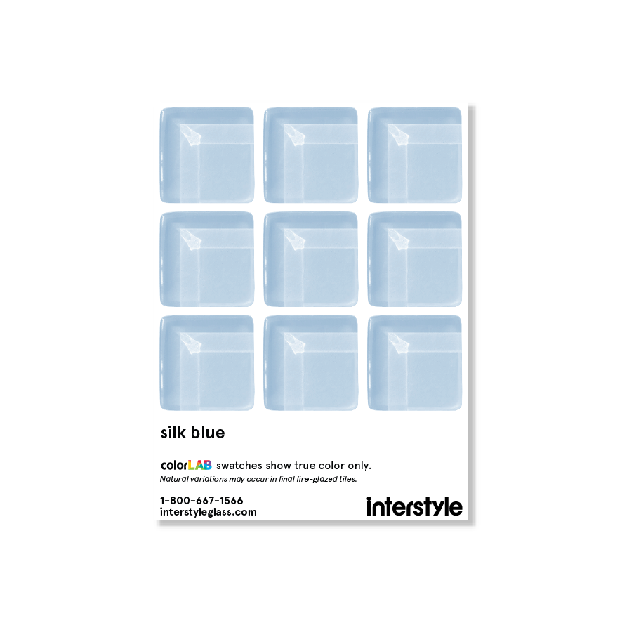 Sample Swatch | Silk Blue