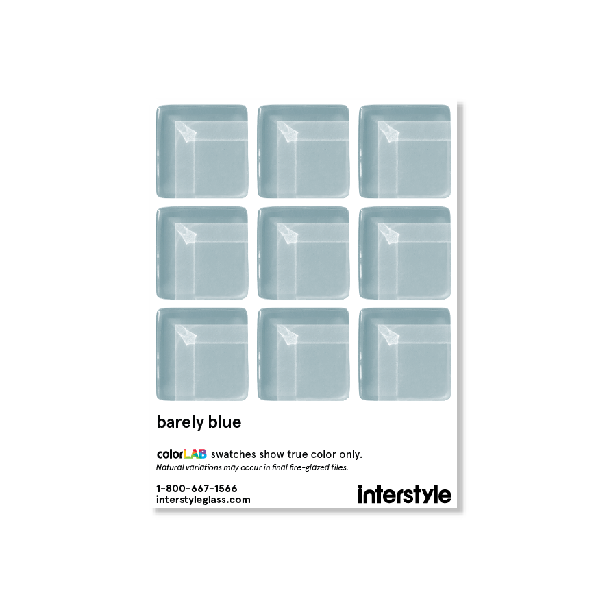 Sample Swatch | Barely Blue