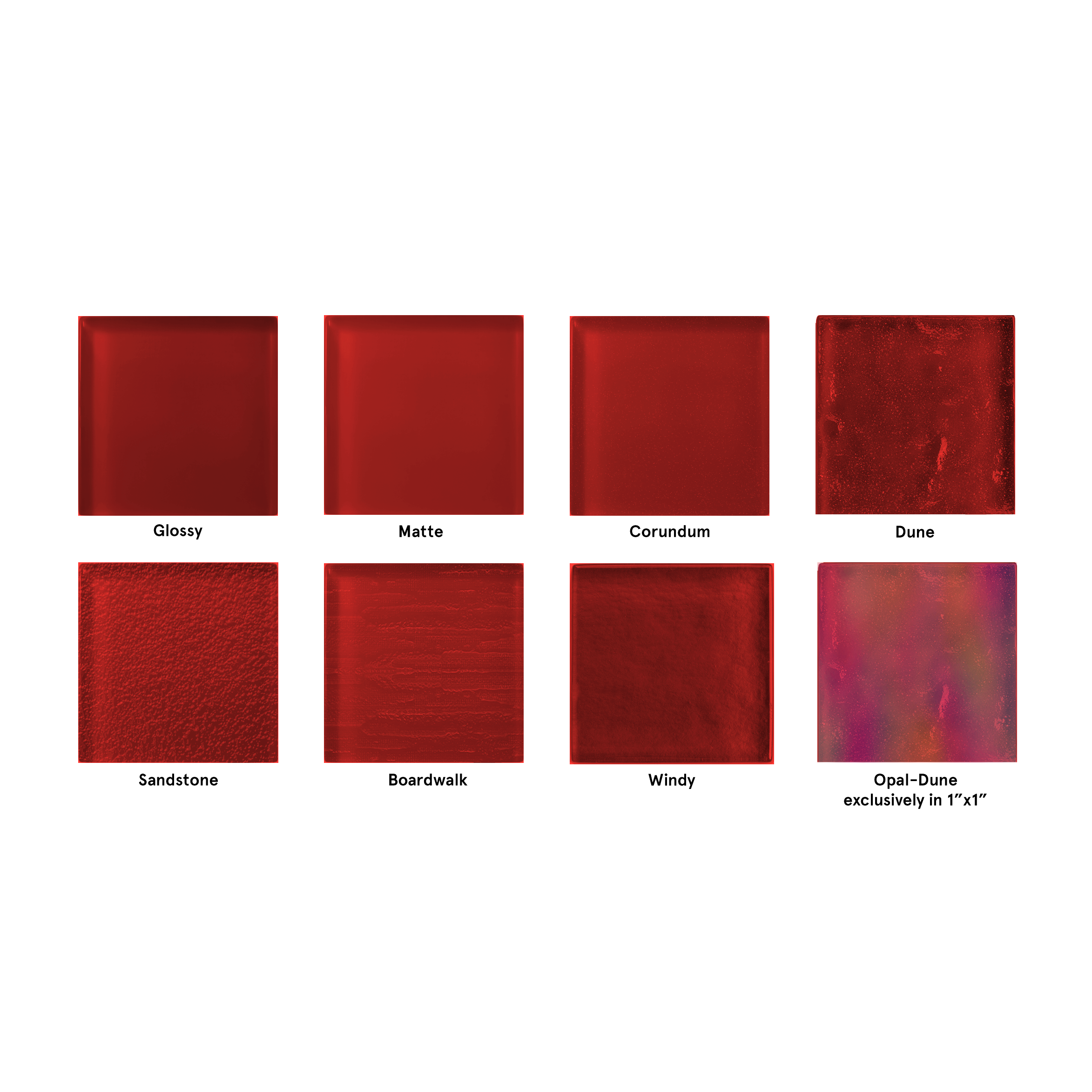 Made To Order Glass Tile | Carmine Red