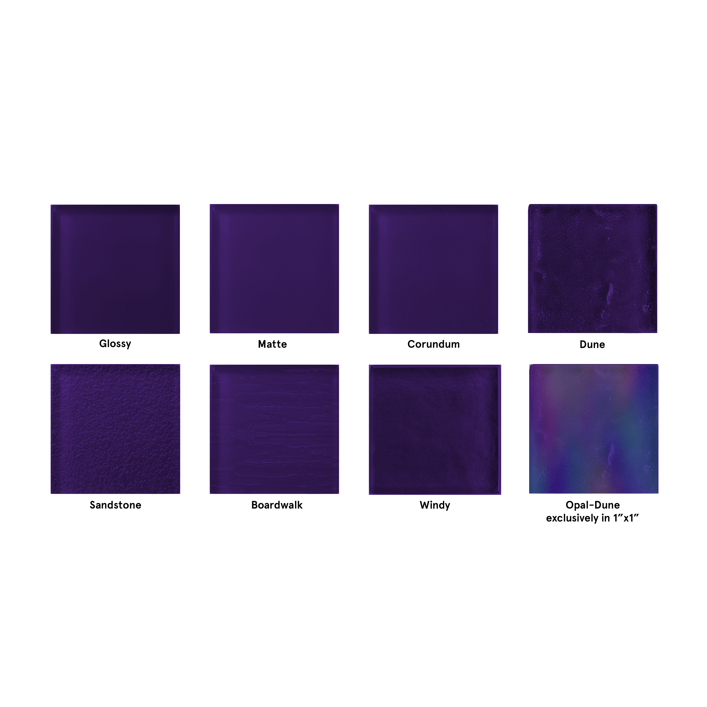 Made To Order Glass Tile | Amethyst