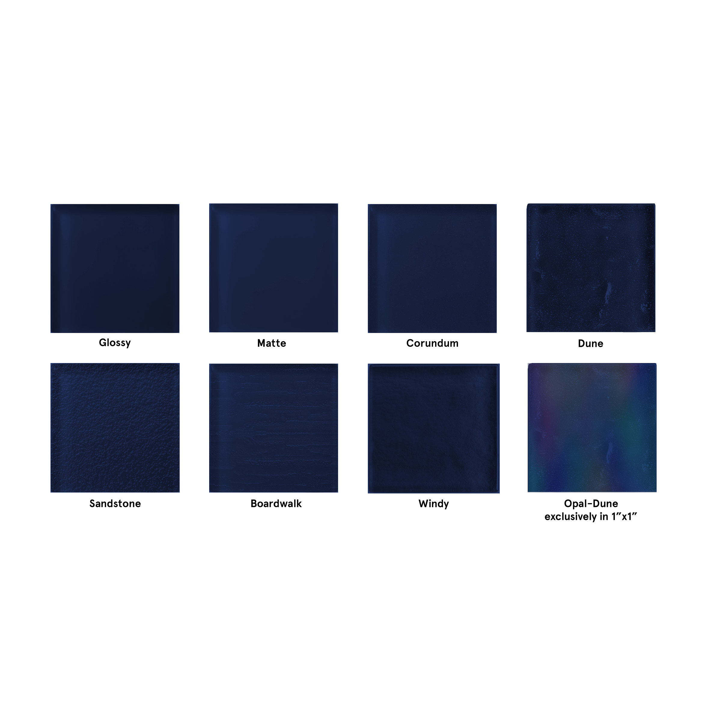 Made To Order Glass Tile | Saxon Blue