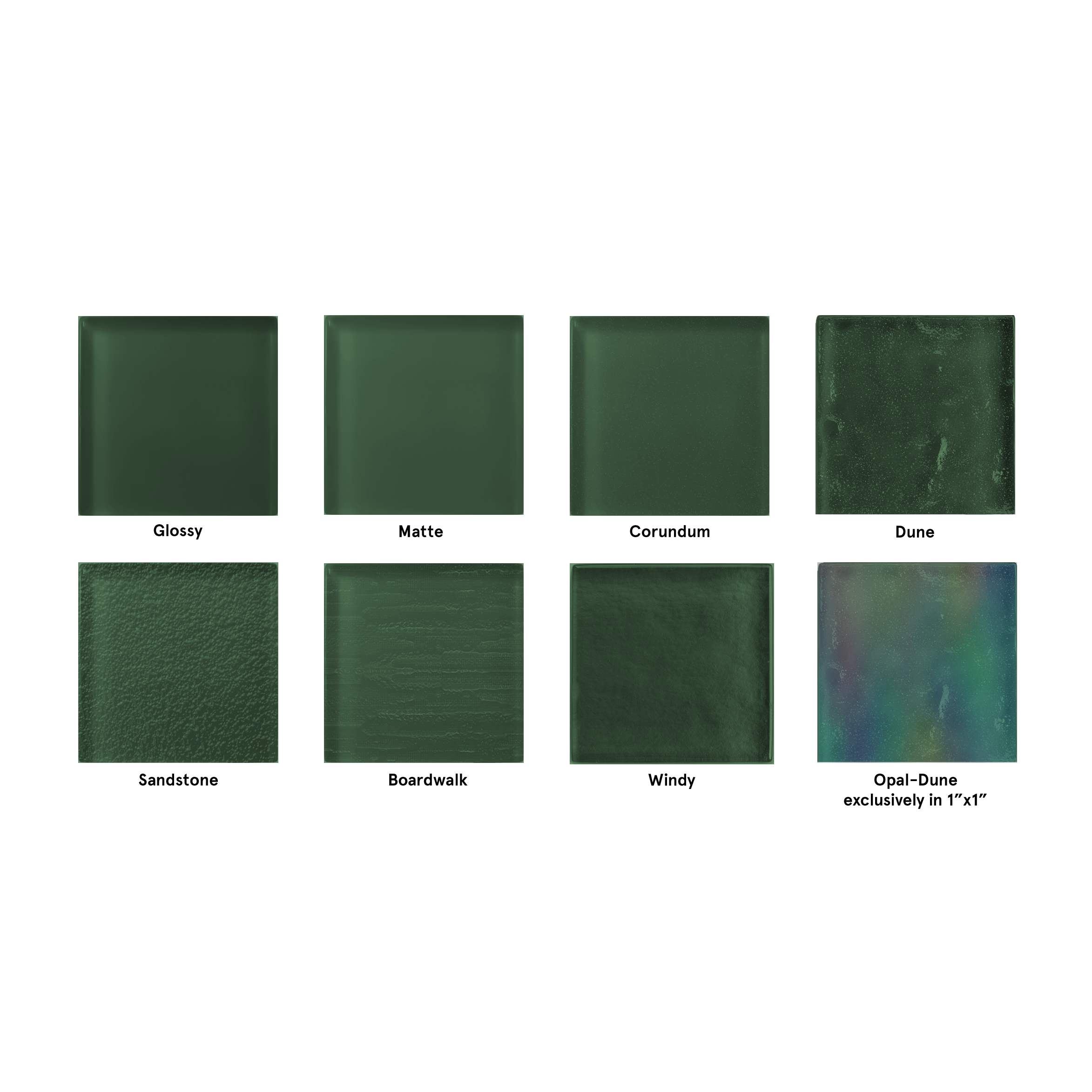 Made To Order Glass Tile | Tartan Green