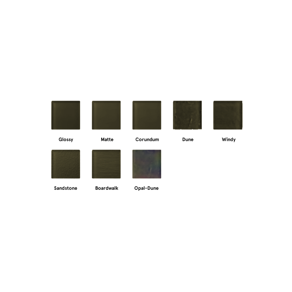 Interstyle 240 Glass Tile Burnt Umber | Ancient Earth Brown