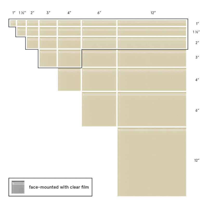 Made To Order Glass Tile | Creamy Vanilla