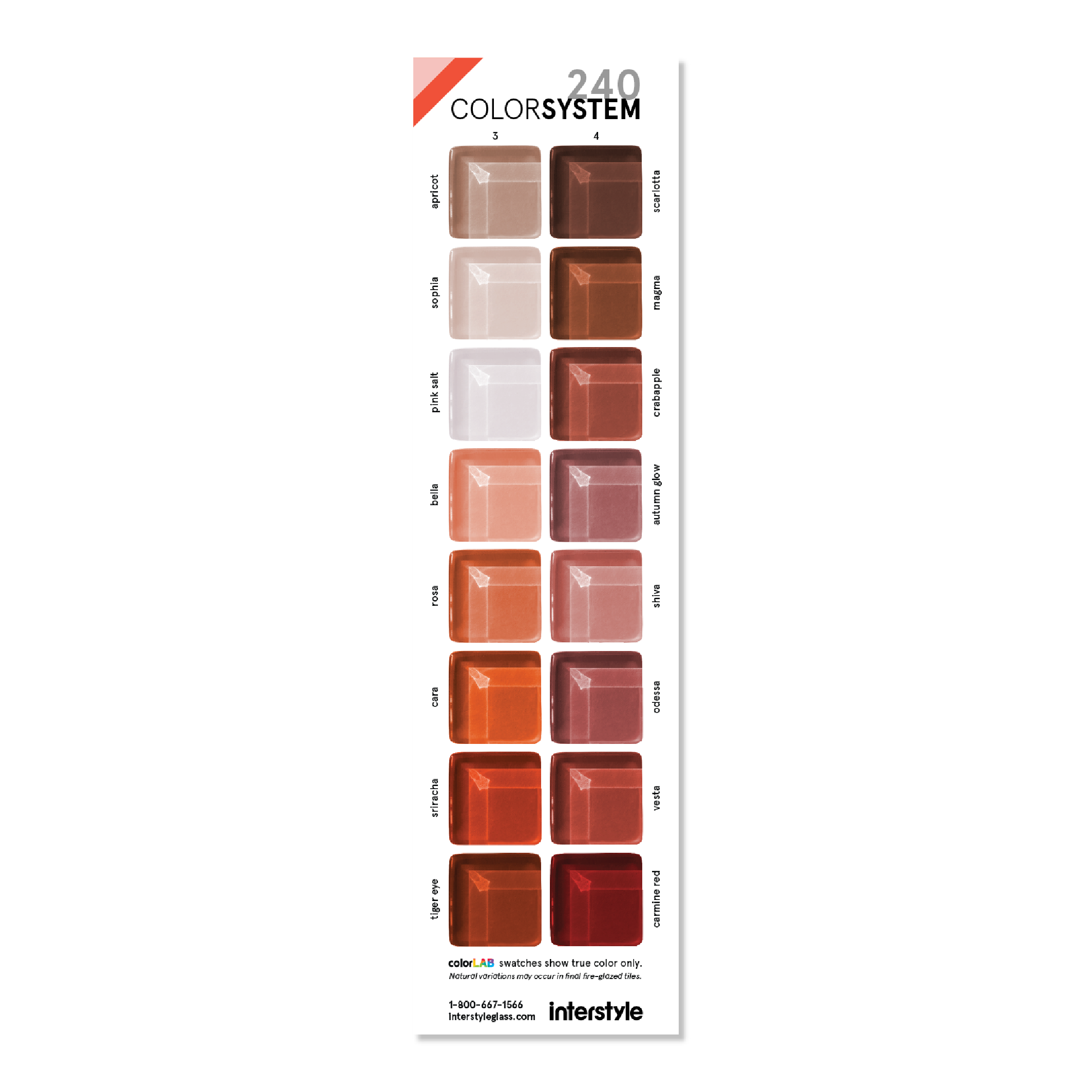 Glass Sample | Color Card 3-4