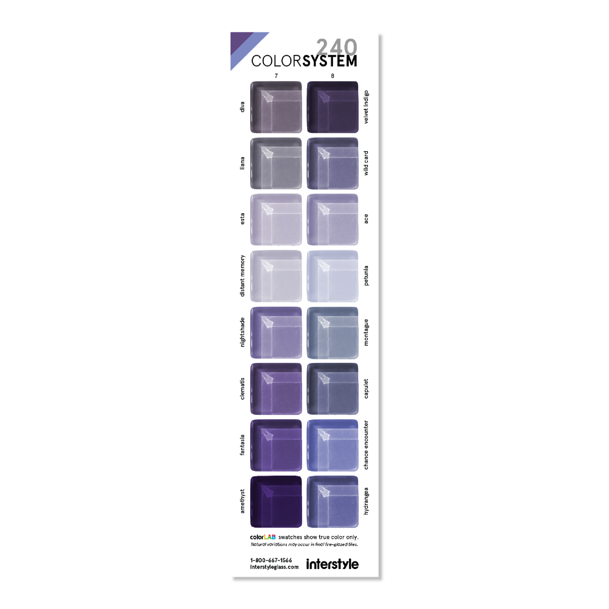 Glass Sample | Color Card 7-8