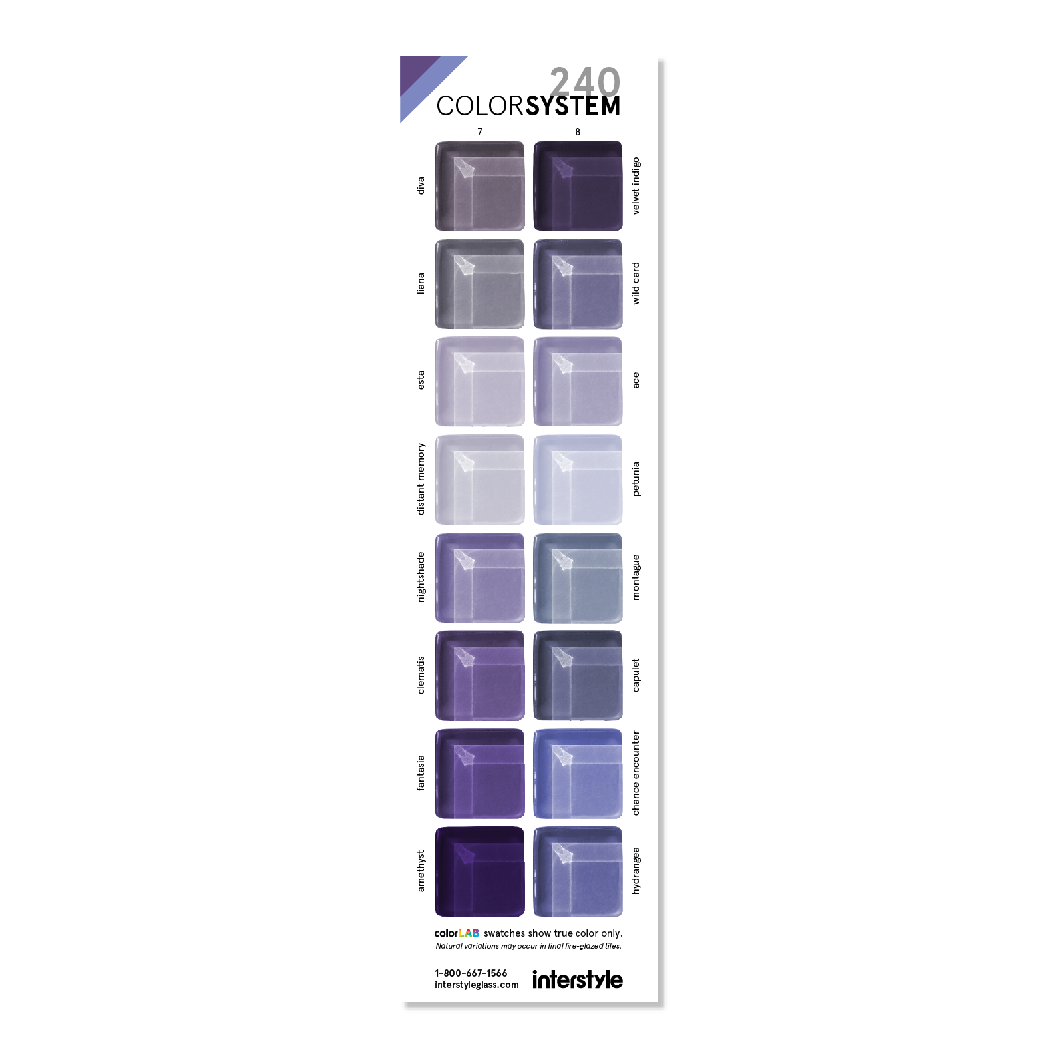 Glass Sample | Color Card 7-8