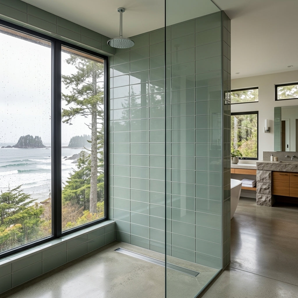 Made To Order Glass Tile | Sage