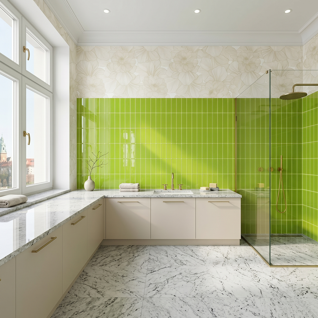 Made To Order Glass Tile | Lime Zest