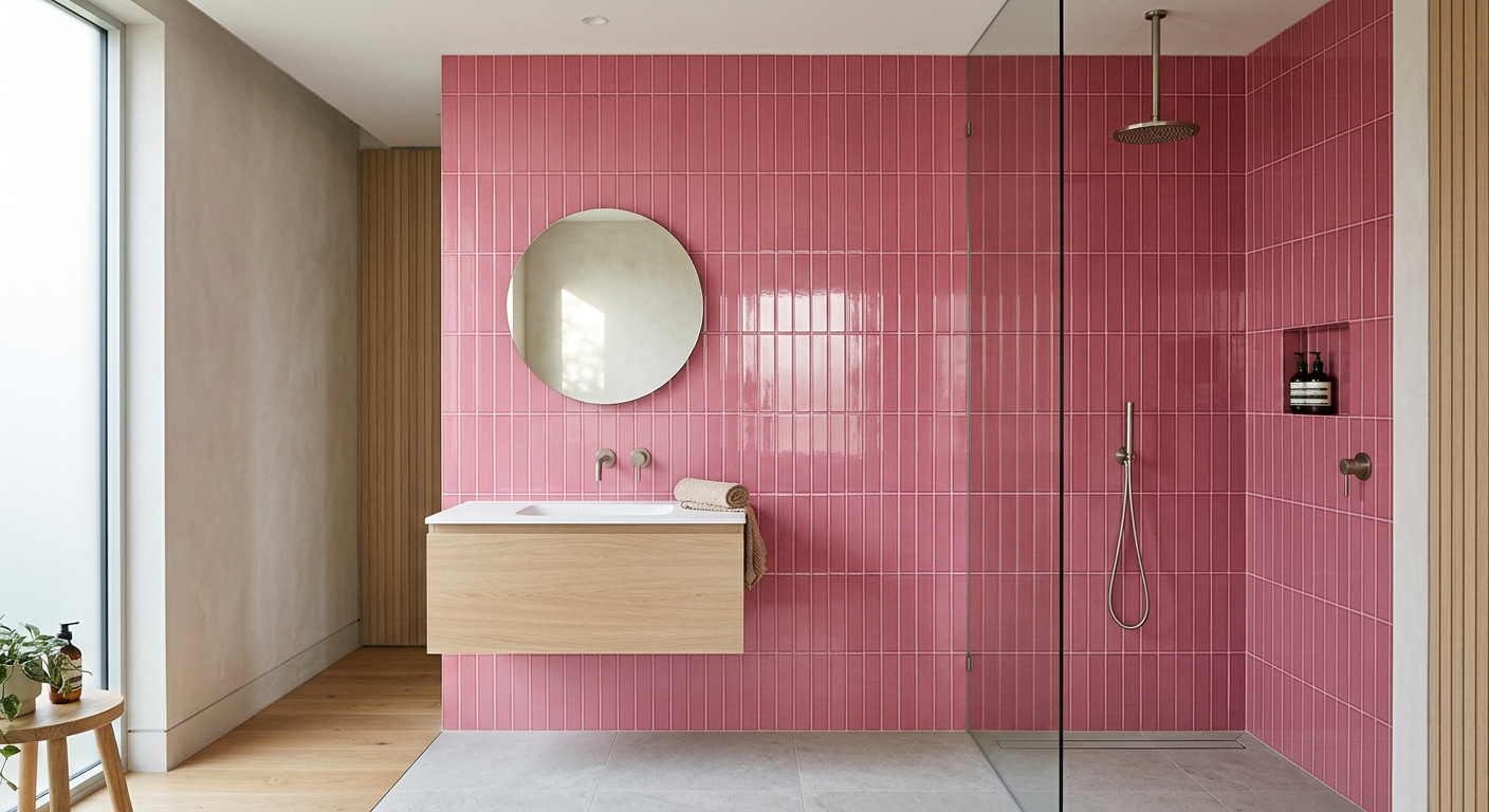 Made To Order Glass Tile | Pink Lady