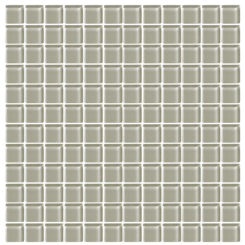 In-Stock Tofino | Beige 1x1 glass tile