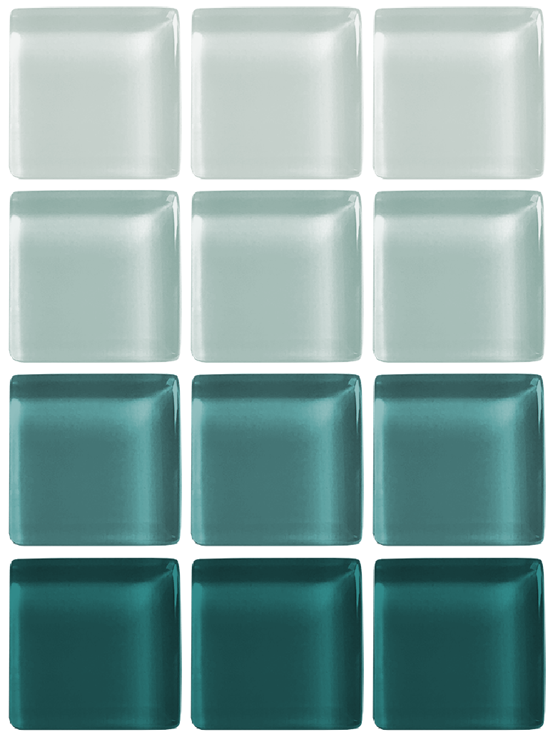 In-Stock Glass Tile | Daybreak Waterline