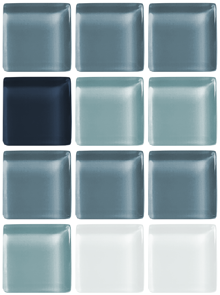 In-Stock Glass Tile | Riverside Waterline