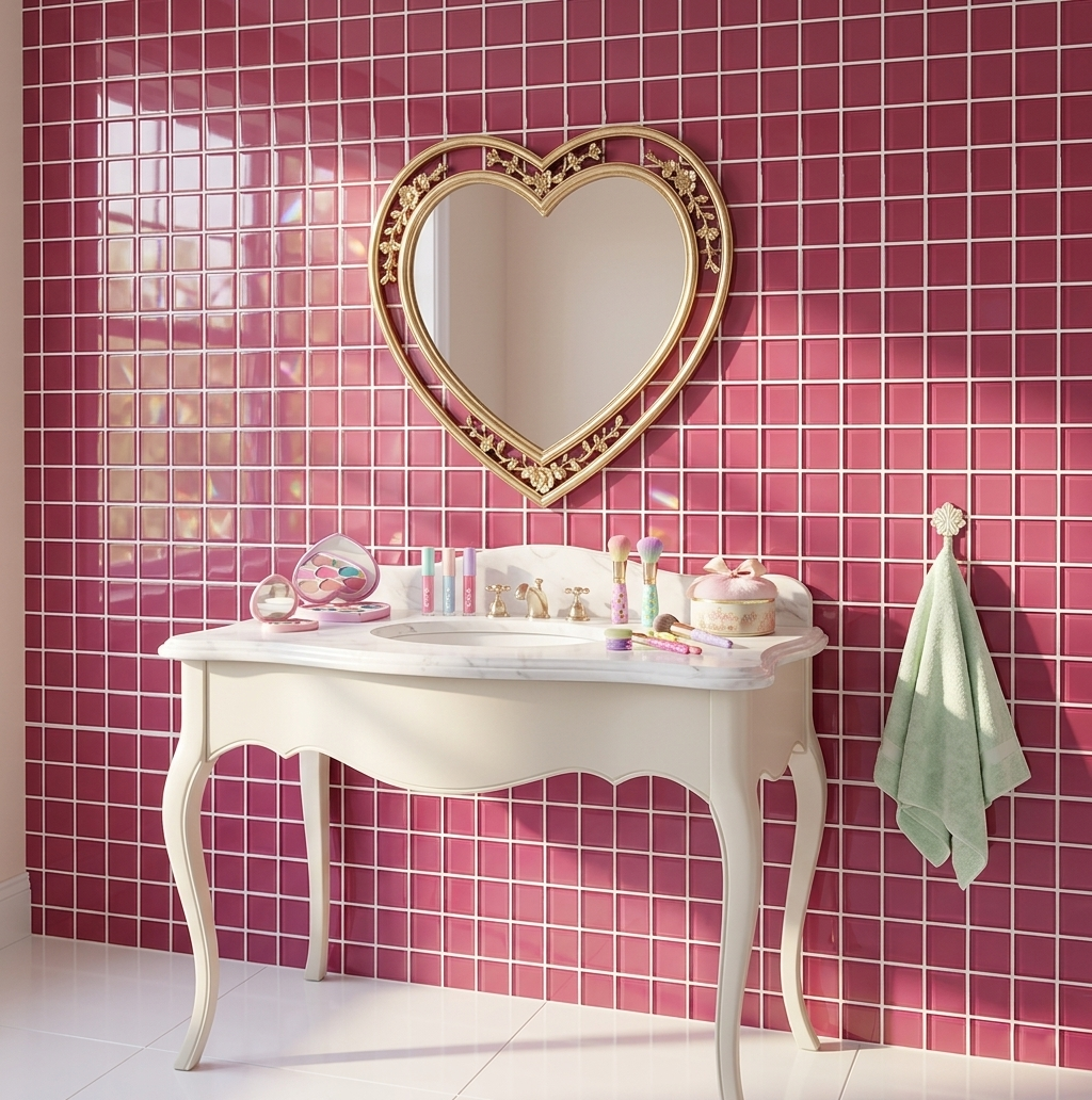 Made To Order Glass Tile | Enchanted Rose