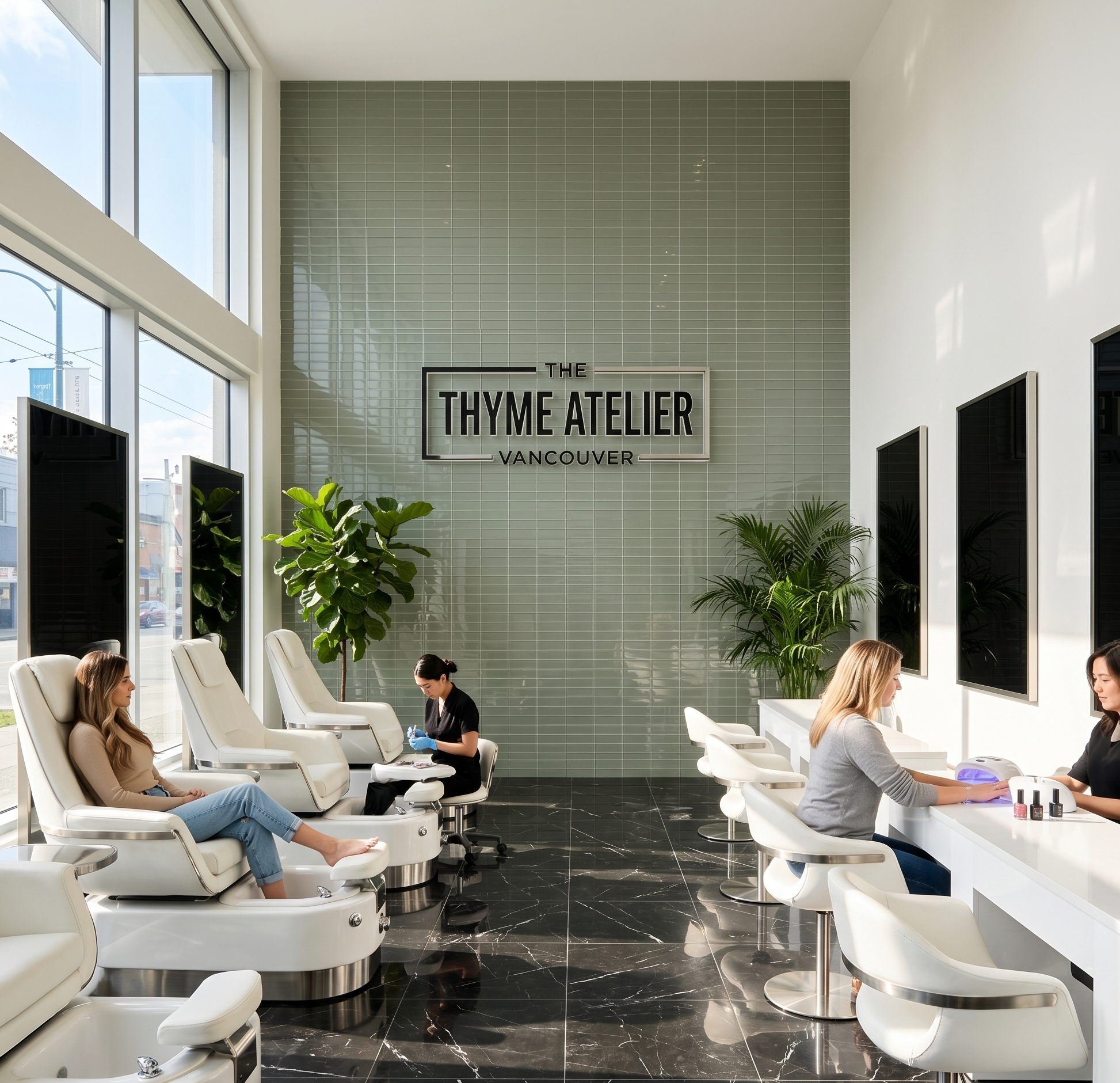 Made To Order Glass Tile | Heathered Green