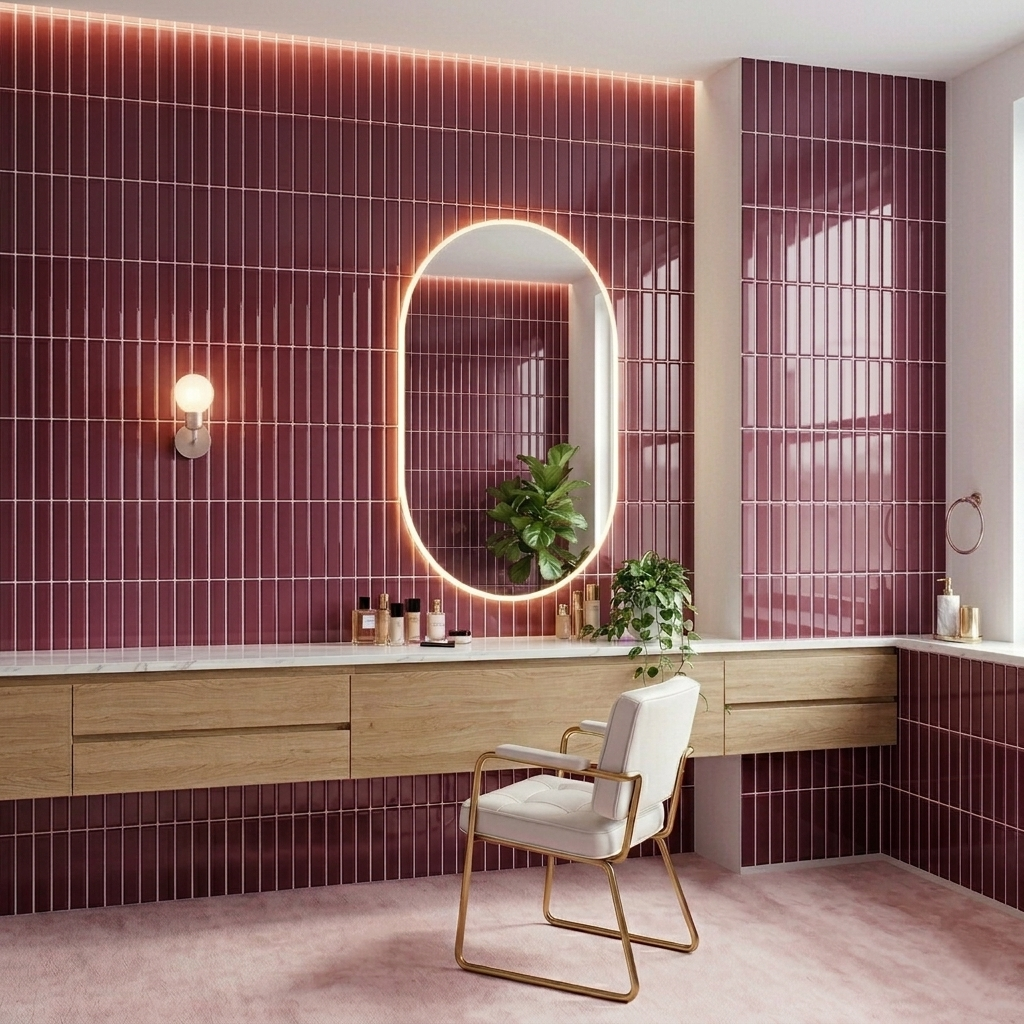 Made To Order Glass Tile | Pinot Noir