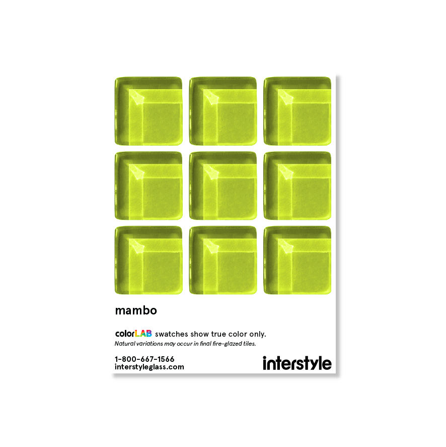 Made To Order Glass Tile | Mambo